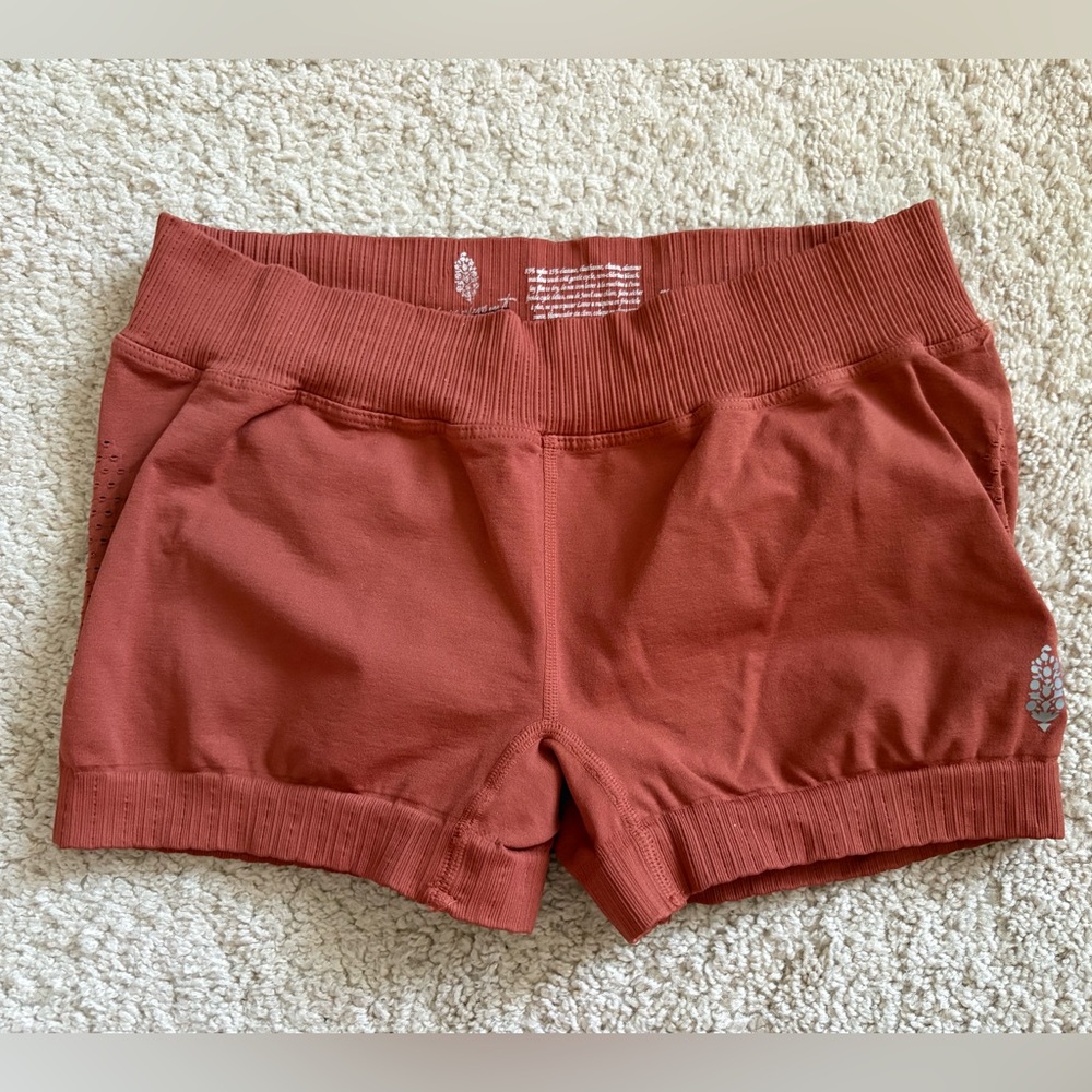 New Free People Movement Rust Bike Shorts *Rare*
